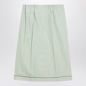 Prada Aqua-Coloured Cotton Skirt Women